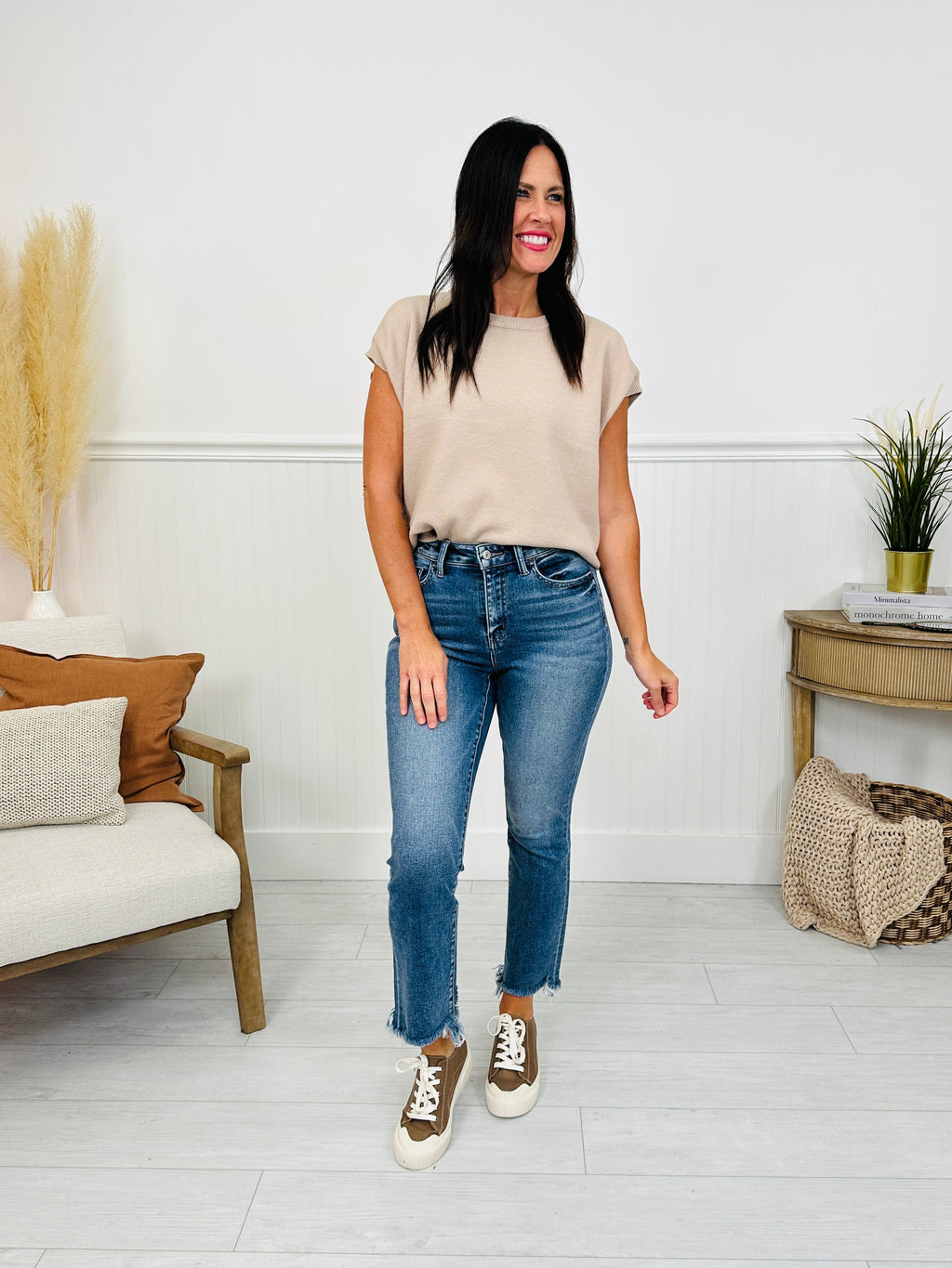 Come Out On Top Cropped Jeans