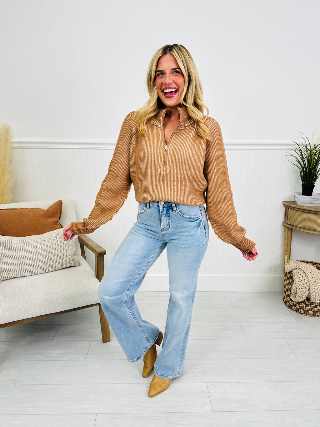 Your Best Side Wide Leg Tummy Control Jeans in Multiple Inseams