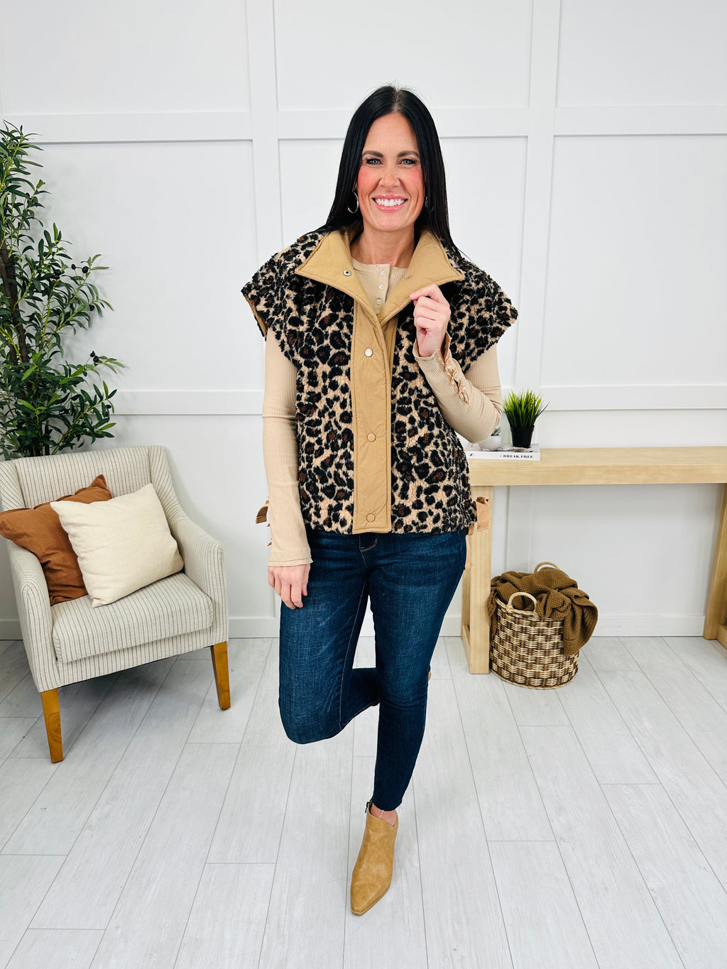 Lively Leopard Vest
