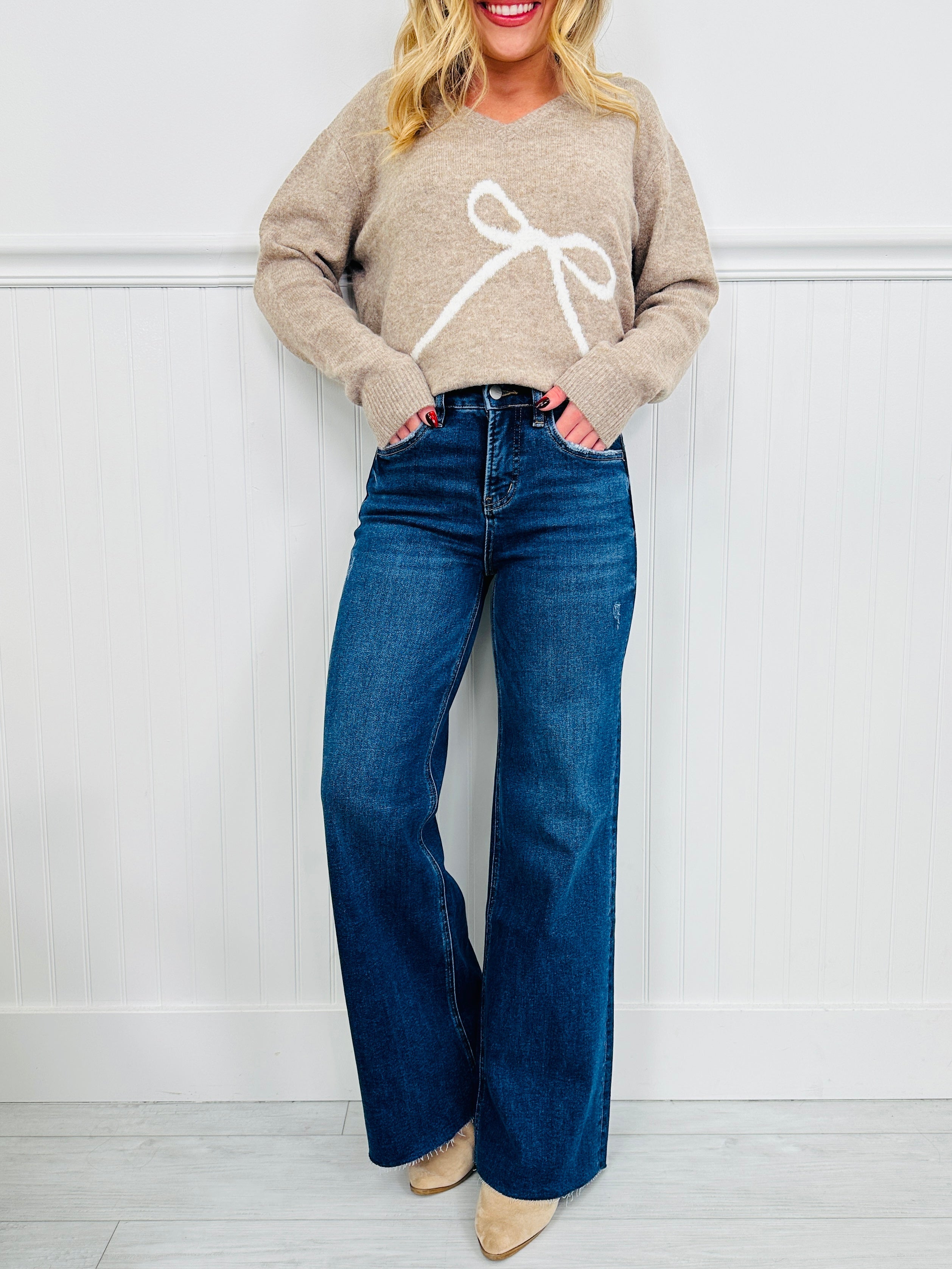 Under Control Wide Leg Tummy Control Jeans