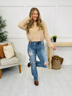 Judy Blue REG/CURVY Get Something Straight Mid Rise Jeans