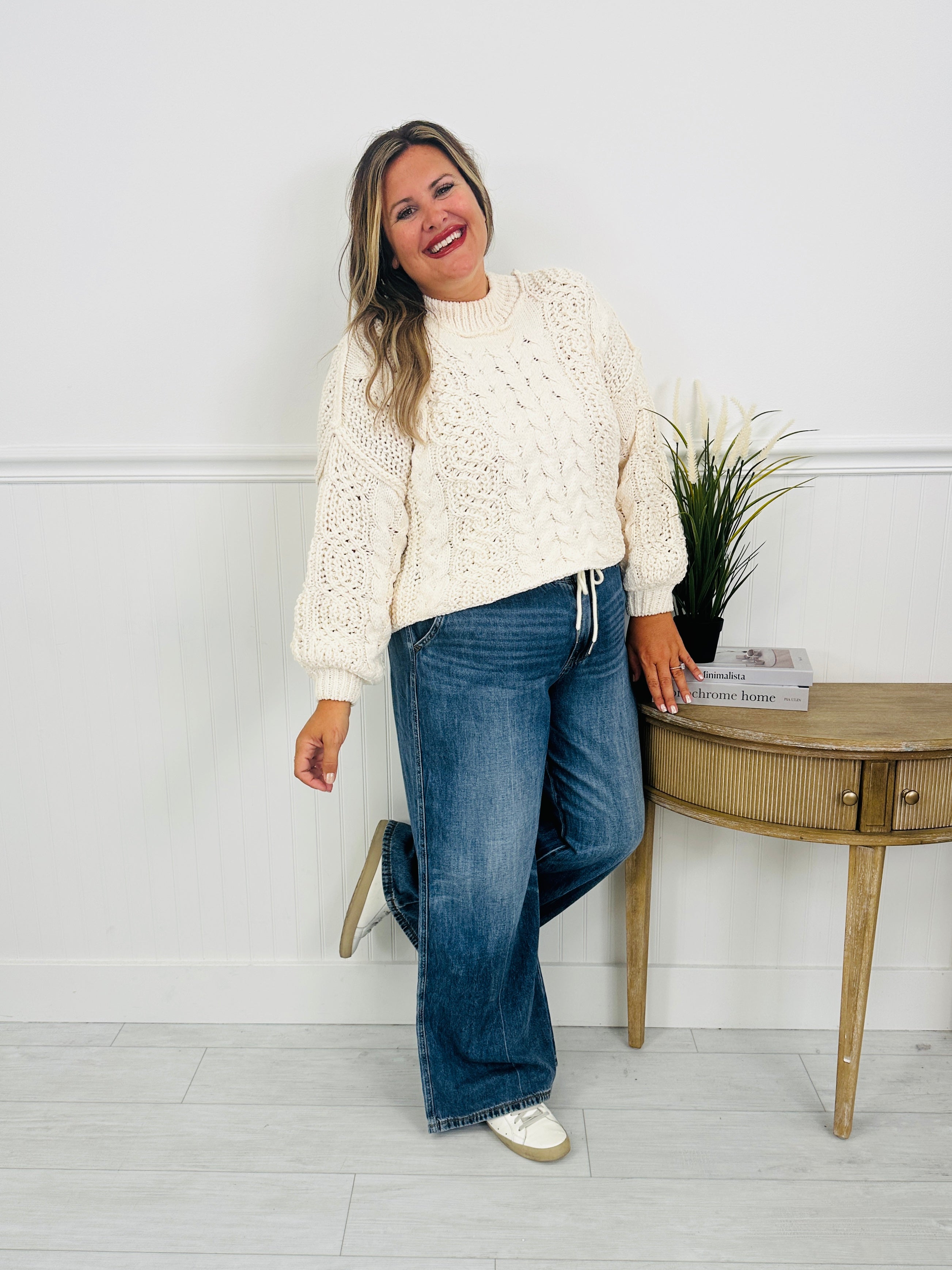 Judy Blue Easy Does It Featherweight Palazzo Jeans