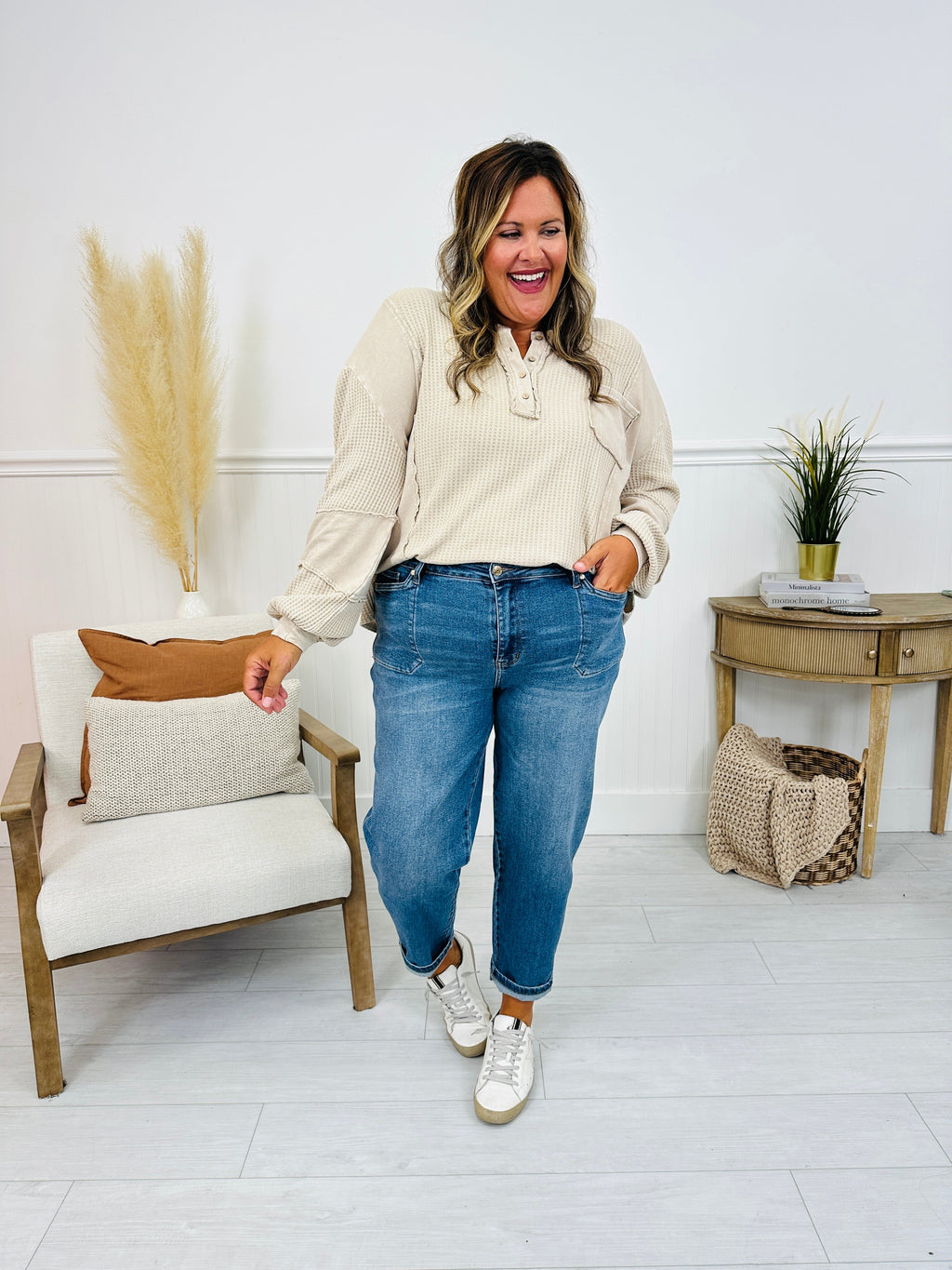 Judy Blue Be Better Barrel Jeans