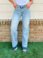 Judy Blue Release Your Inhibitions Wide Leg Jeans