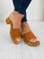 Slide Into Style Clogs in Tan