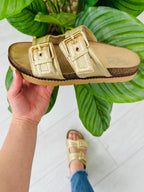 Shoreline Steps Sandals in Gold