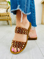 Dazzle Steps Sandals In Cognac