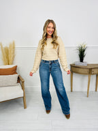 Judy Blue REG/CURVY Double Trouble Wide Leg Jeans
