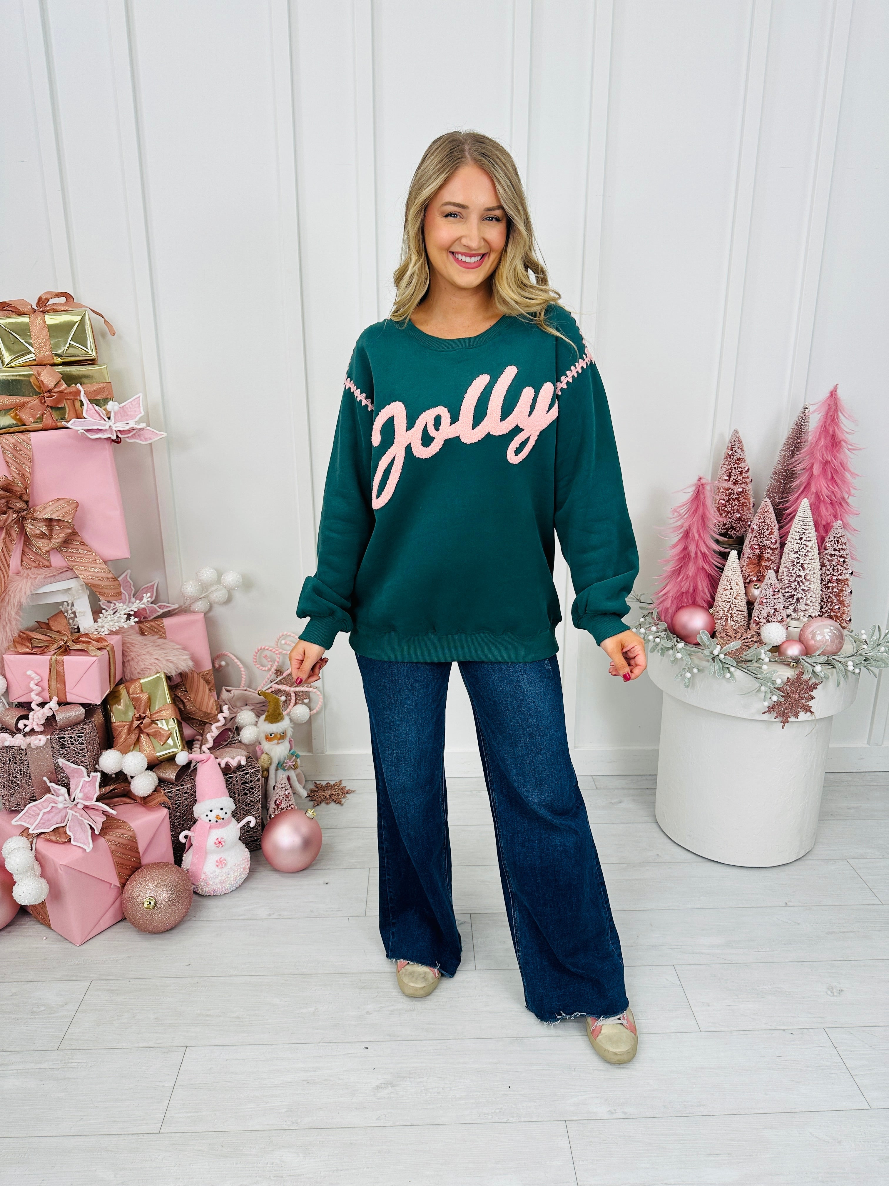 Oh So Jolly Sweatshirt- Multiple Colors!