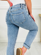 Can't Forget You Tummy Control Straight Jeans