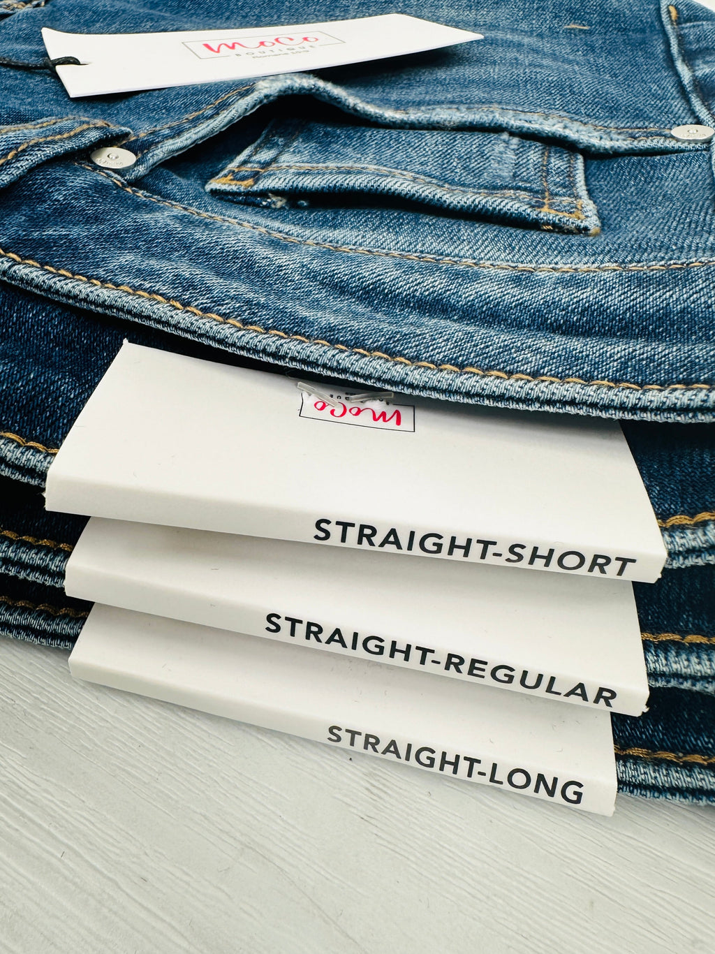 All About You Straight Leg Tummy Control Jeans in Three Inseams