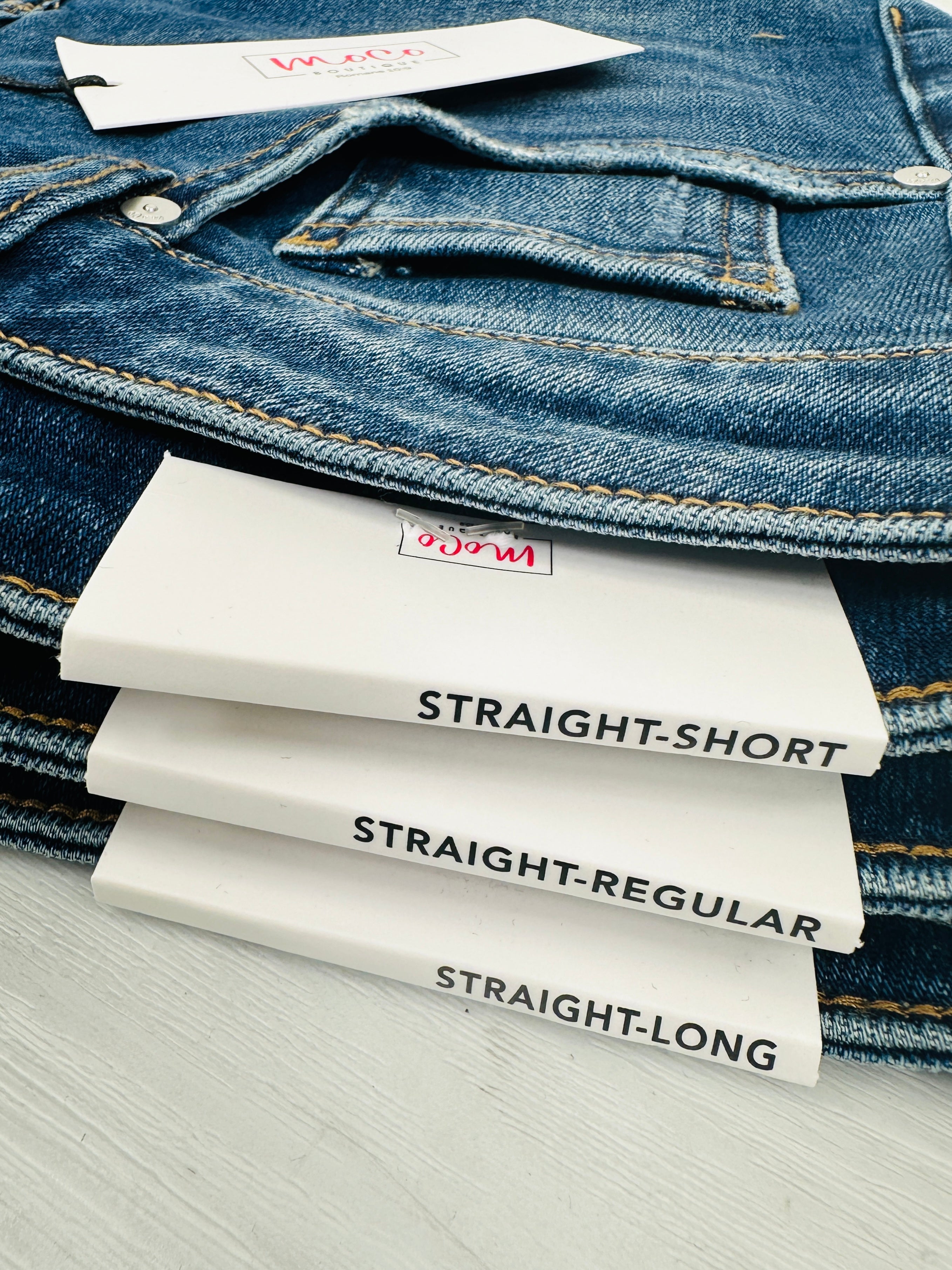 All About You Straight Leg Tummy Control Jeans in Three Inseams