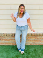 Judy Blue Release Your Inhibitions Wide Leg Jeans