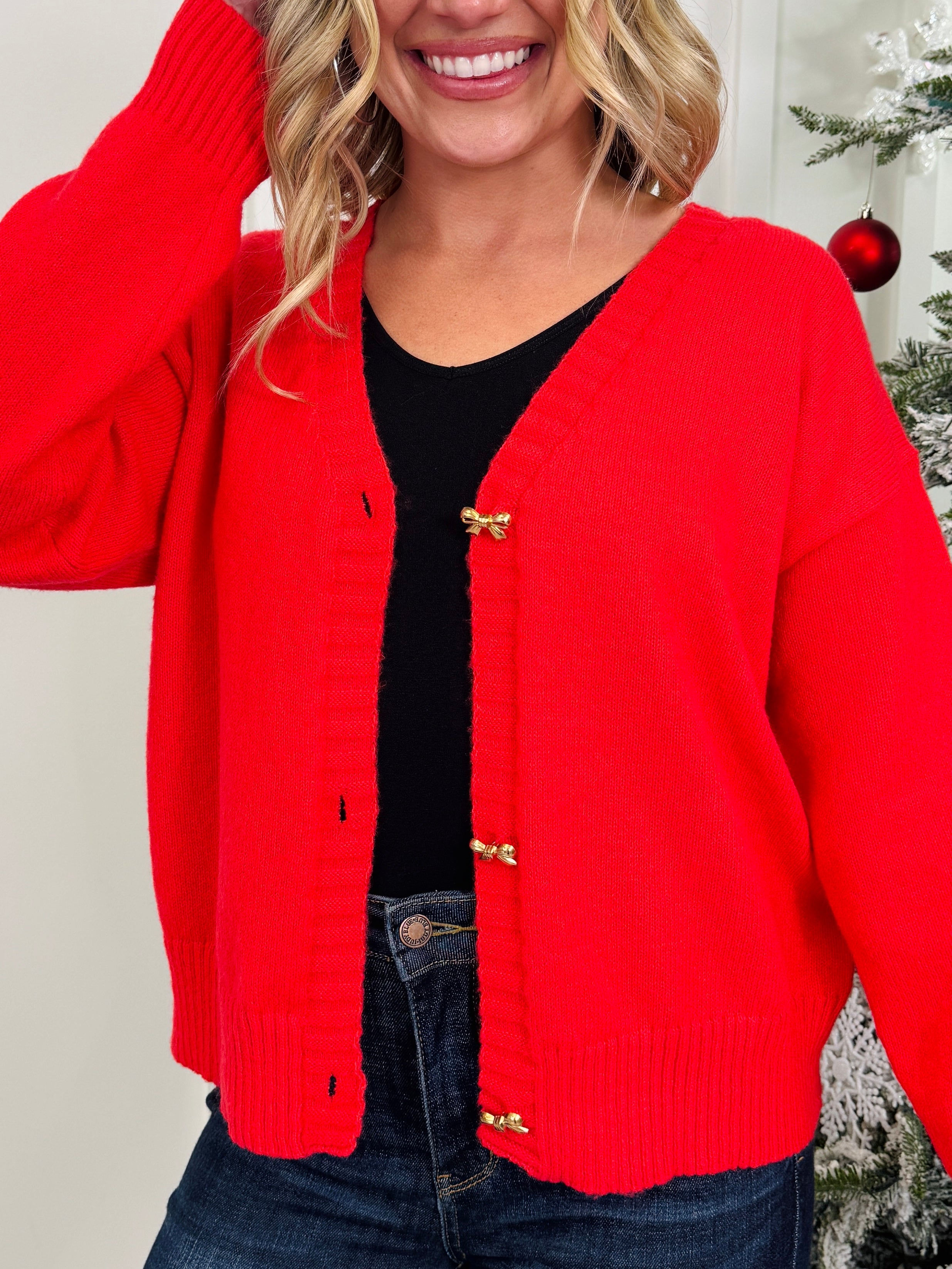 Wrapped In A Bow Cardigan- Multiple Colors!