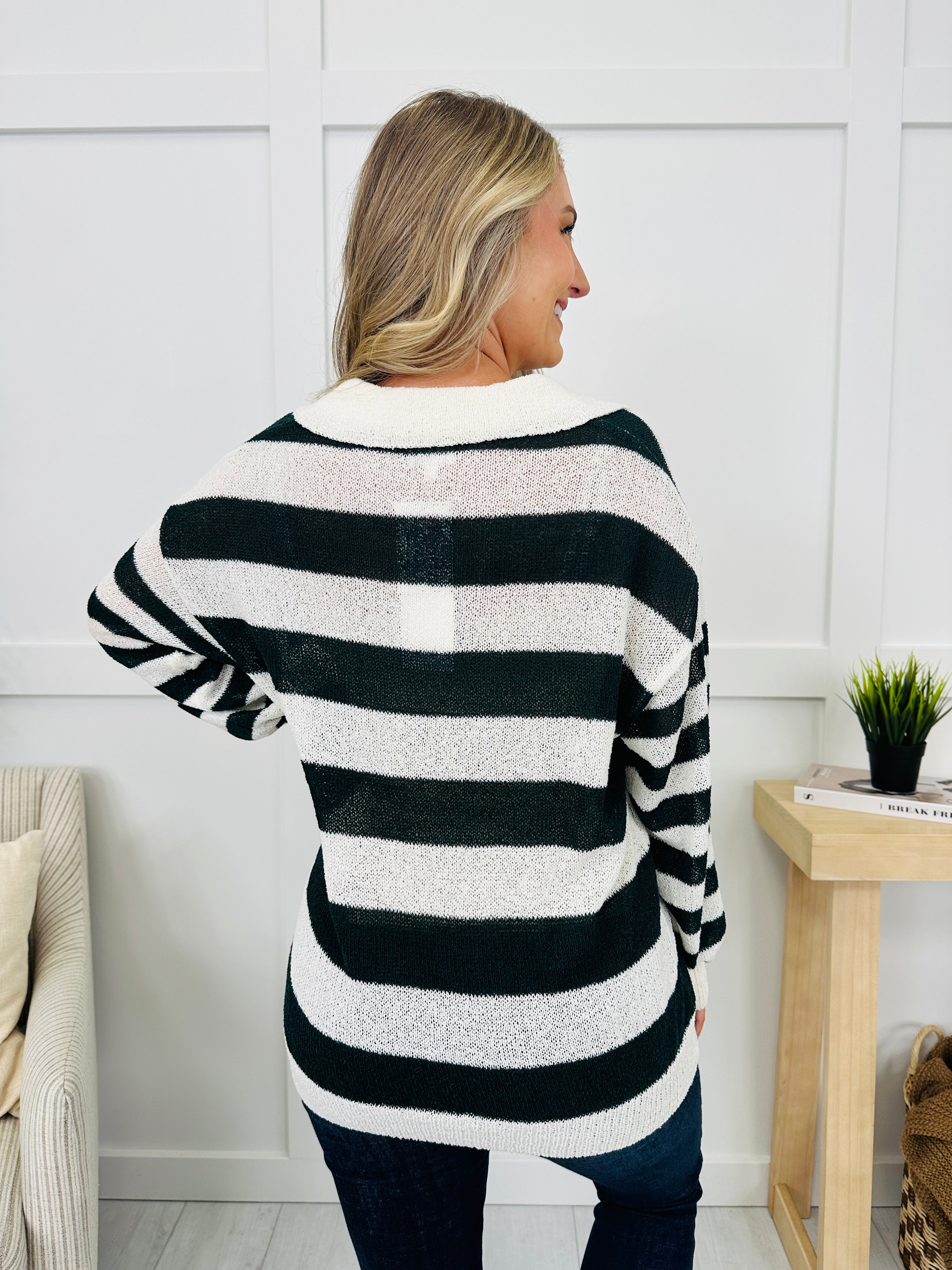 Weekend Off Duty Sweater in Hunter Green