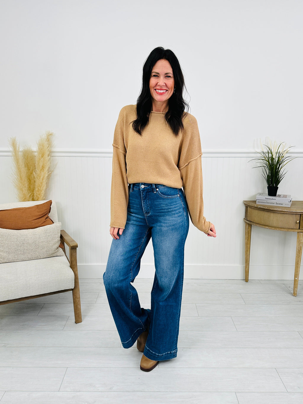 Ready to Roll Retro Wide Leg Jeans in Three Inseams