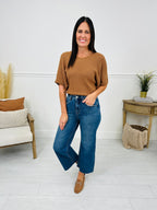 My Everything Cropped Wide Leg Tummy Control Jeans