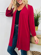 Fall Into Style Wrinkle Free Cardigan- Multiple Colors!