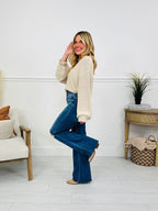 By Your Side Wide Leg Tummy Control Jeans