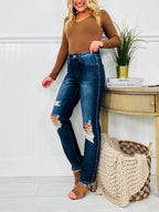 Judy Blue On Top Of The Trend Straight Jeans