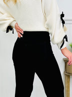 Bold Moves Tummy Control Black Wide Leg Jeans