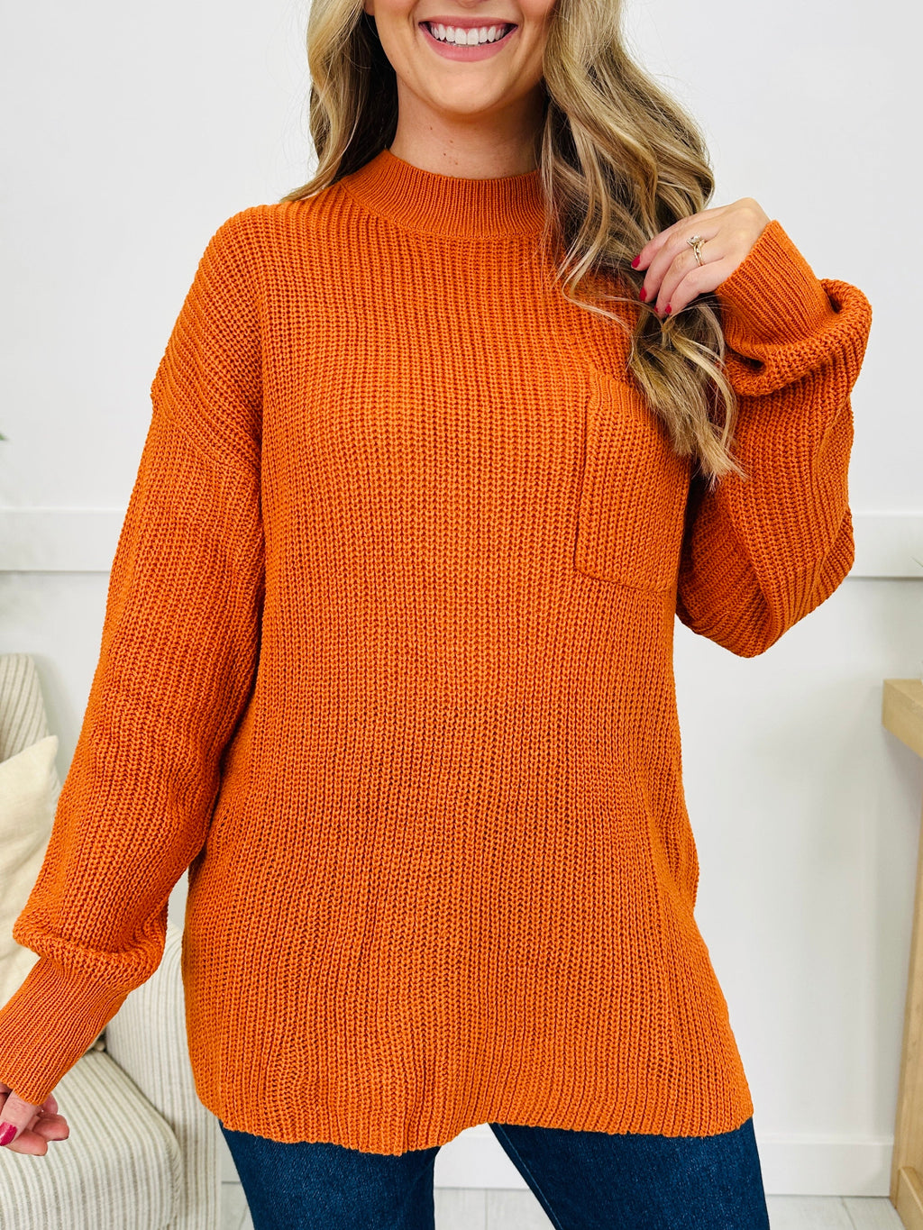 Falling For You Again Sweater- Multiple Colors!