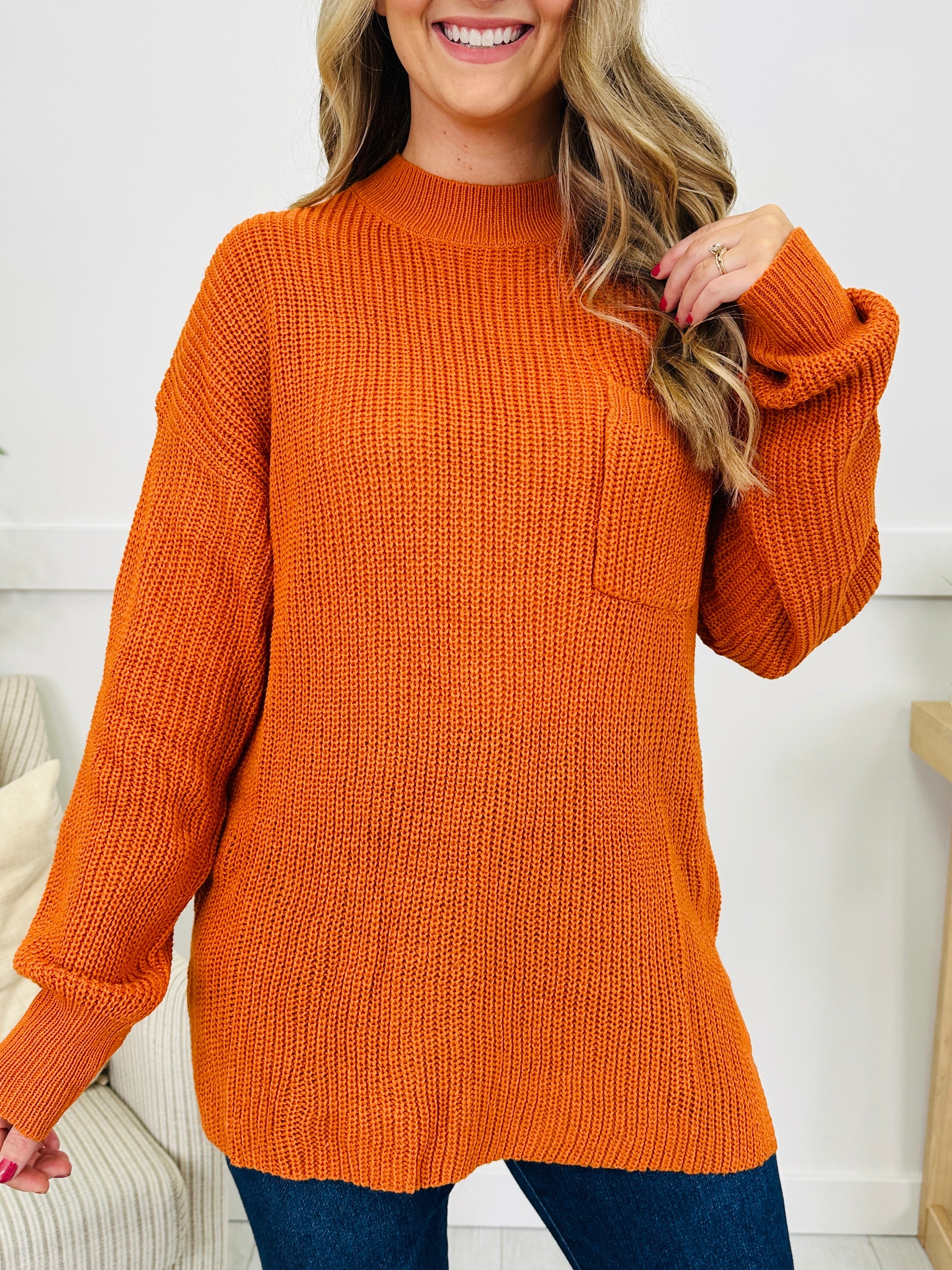 Falling For You Again Sweater- Multiple Colors!