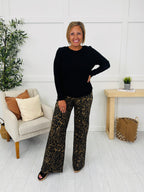 Judy Blue Walk On The Wild Side Retro Wide Leg Leopard Jeans