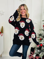 Santa Squad Sweater In Multiple Colors