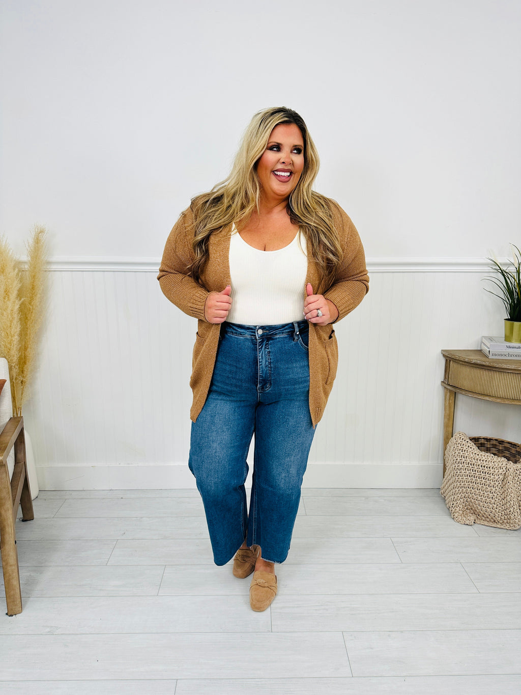 My Everything Cropped Wide Leg Tummy Control Jeans