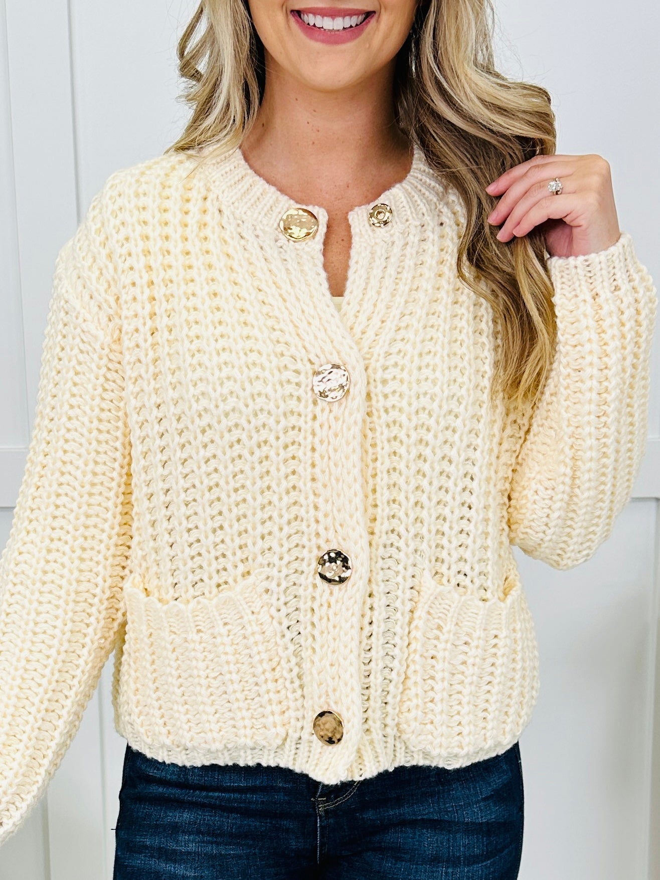 Wrapped For Weather Cardigan in Cream