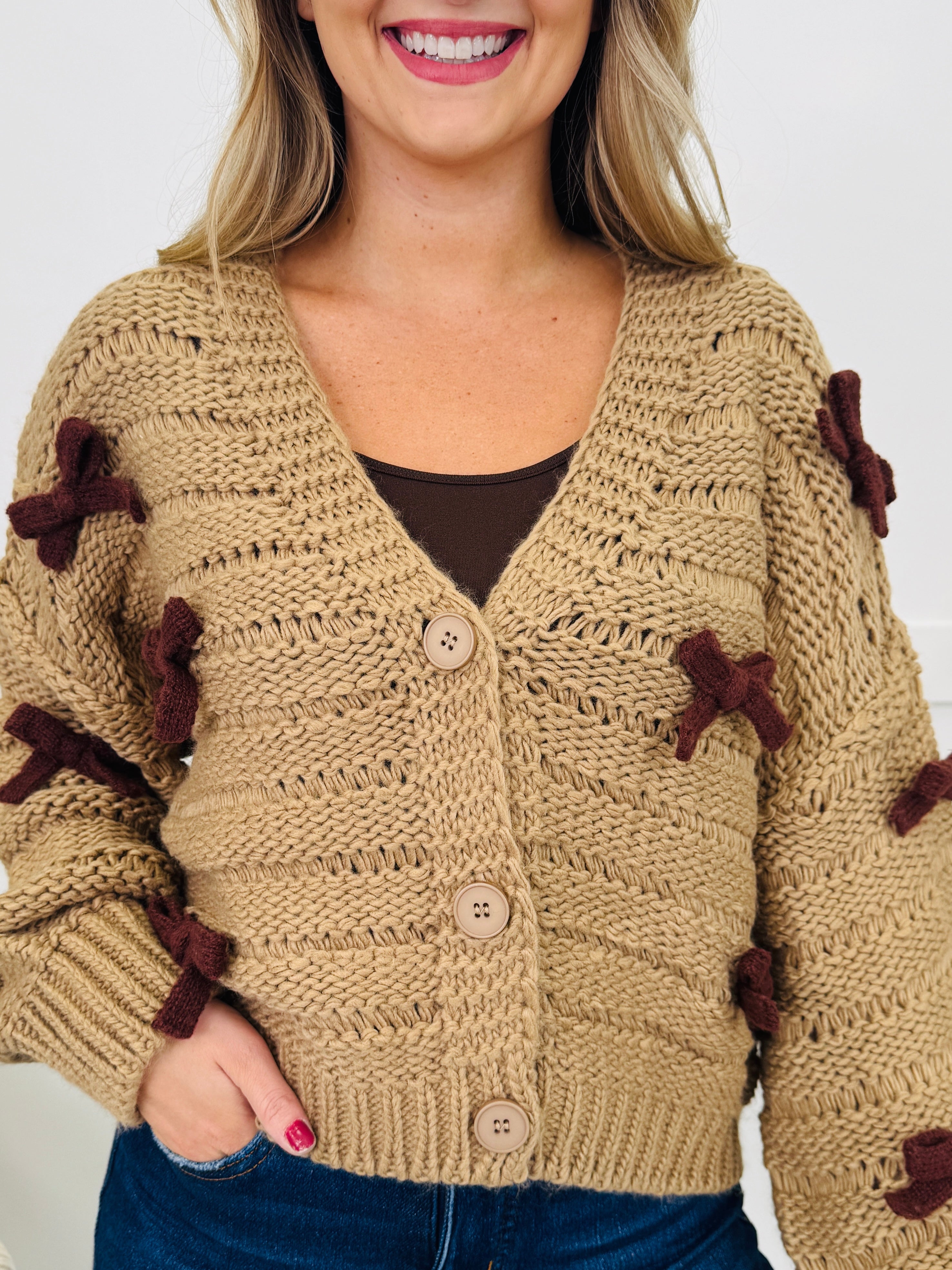 Tied Up With Charm Cardigan