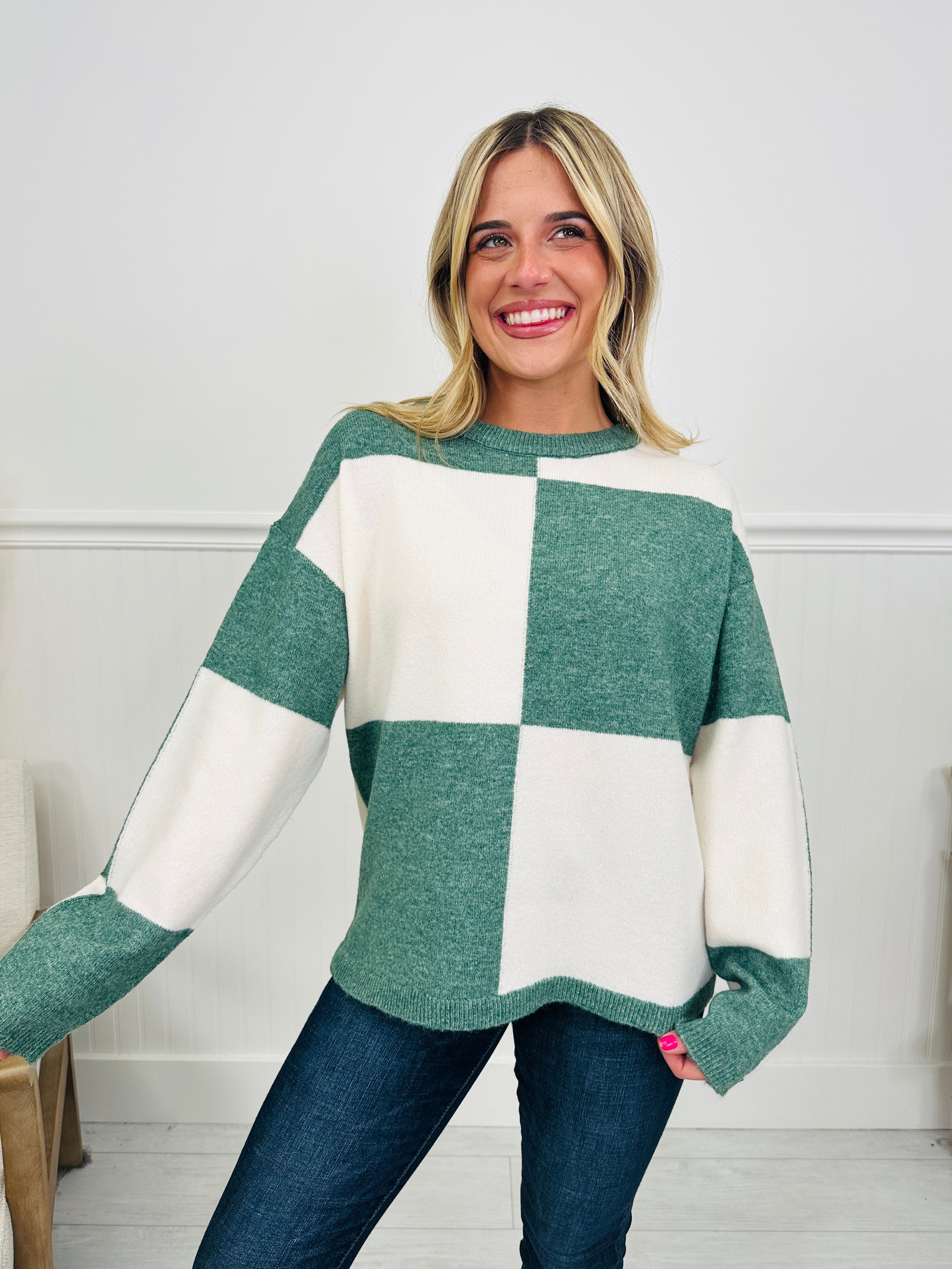 Check Into Fall Sweater- Multiple Colors!