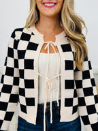 High Contrast Cardigan
