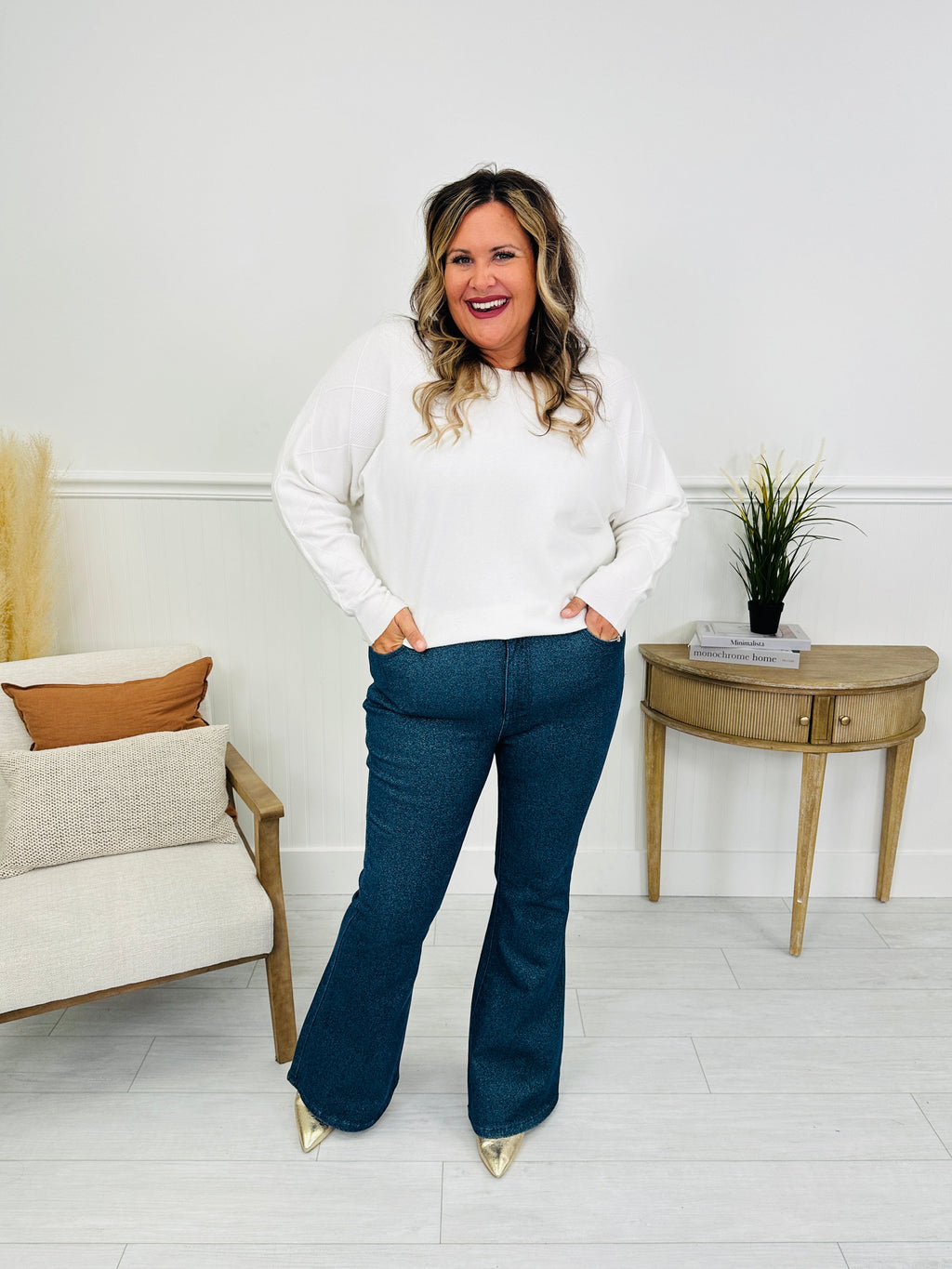 Judy Blue Feeling Glamorous Sparkle Flare Jeans