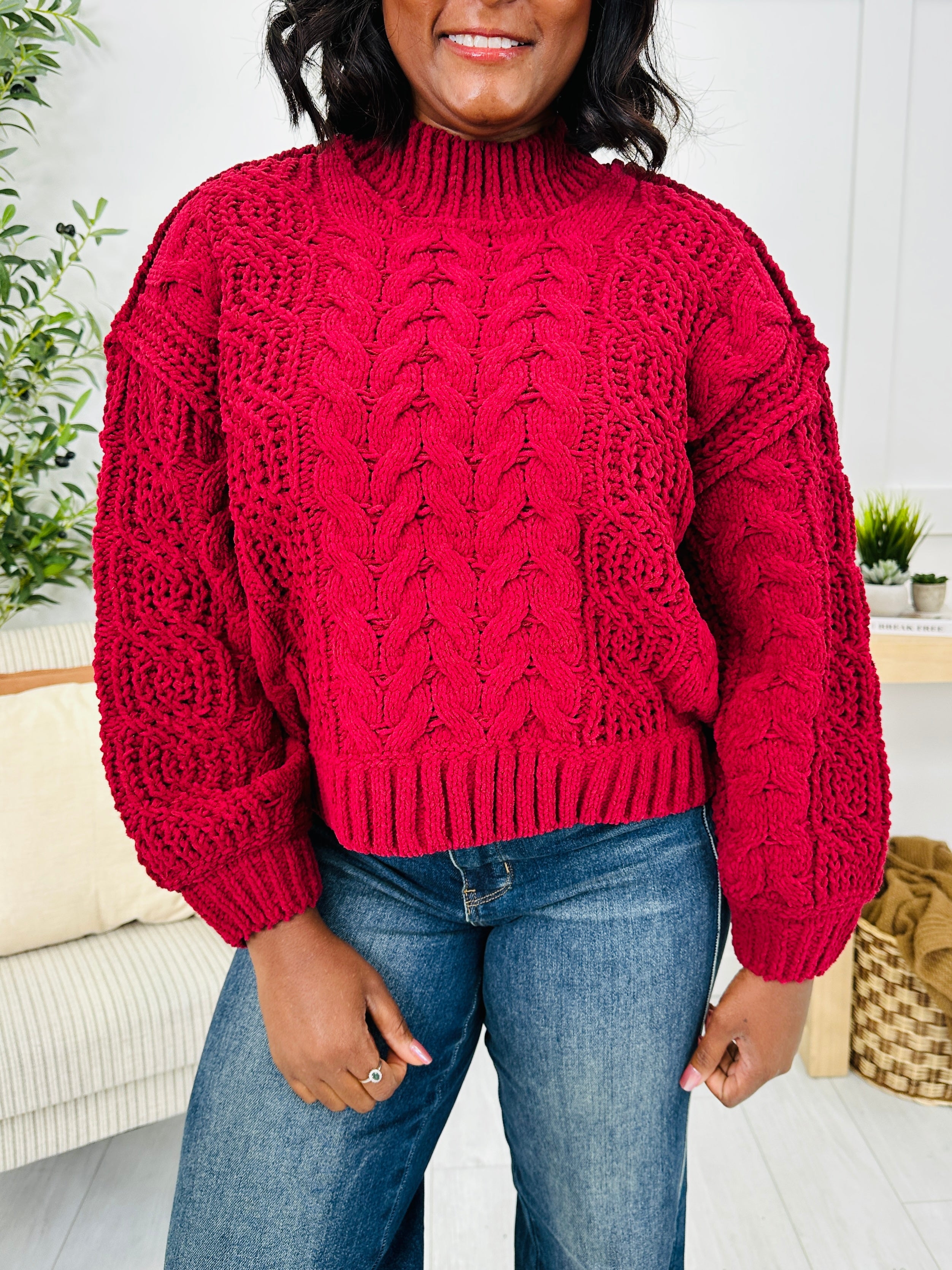 The Cable Club Sweater- Multiple Colors!