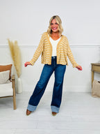 Follow The Trend Wide Leg Tummy Control Cuffed Jeans