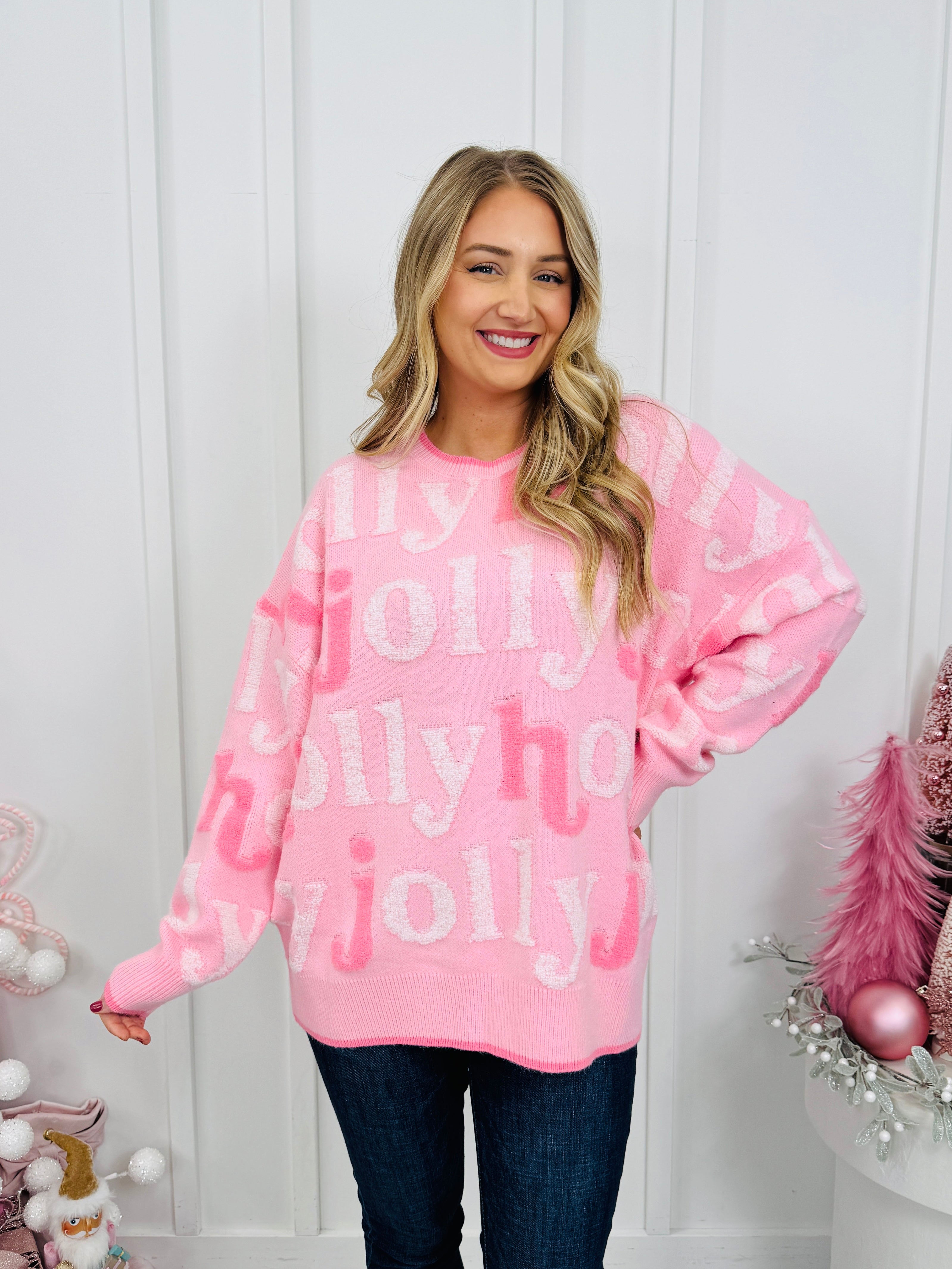 Blush The Halls Sweater