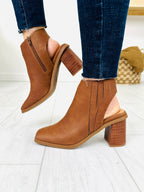 Frame Out Booties in Tan