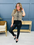 REG/CURVY Judy Blue Hot Stuff Stretchy Faux Leather Skinny Jeans