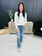 Judy Blue REG/CURVY Get Something Straight Mid Rise Jeans