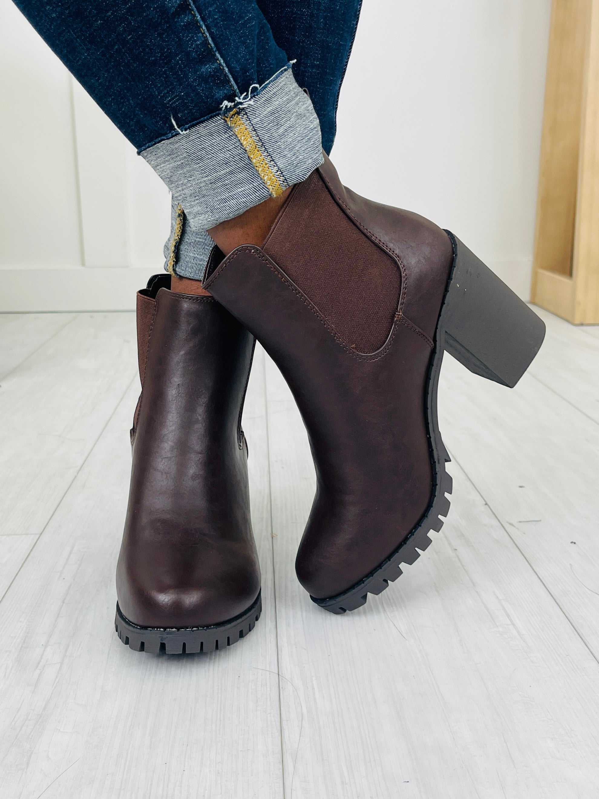Grounded Goals Booties in Brown