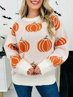 Pumpkin Nightfall Sweater- Multiple Colors!