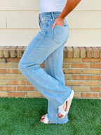 Wear Everywhere Wide Leg Tummy Control Jeans