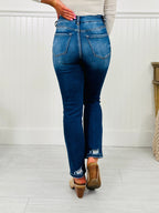 Bridge The Gap Cropped Straight Tummy Control Jeans