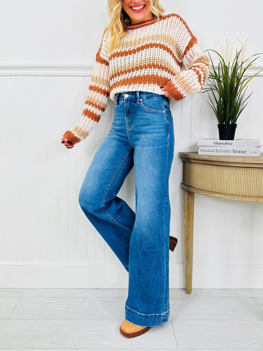 Ready to Roll Retro Wide Leg Jeans in Three Inseams