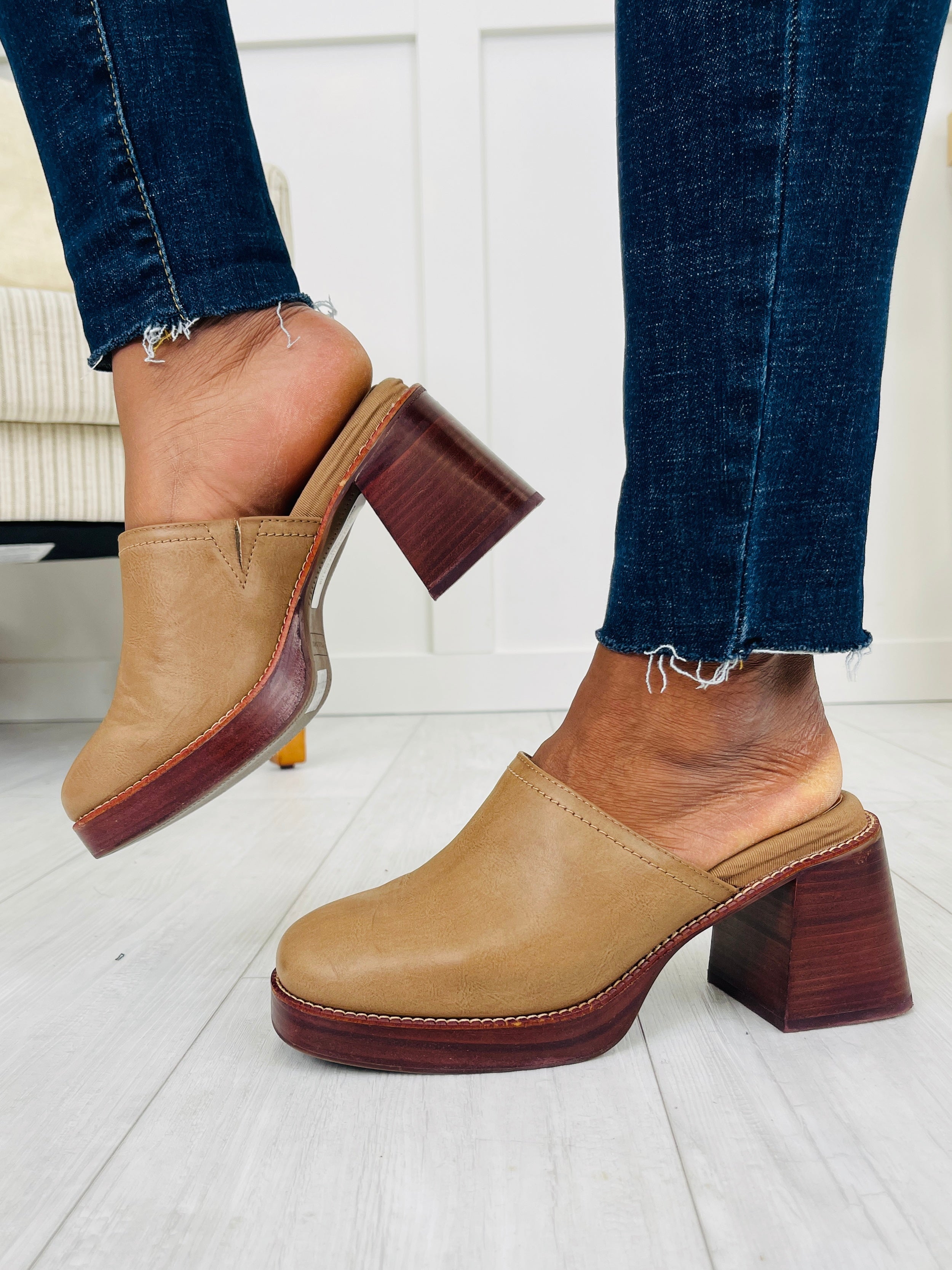 Step Into Forever Clogs in Taupe
