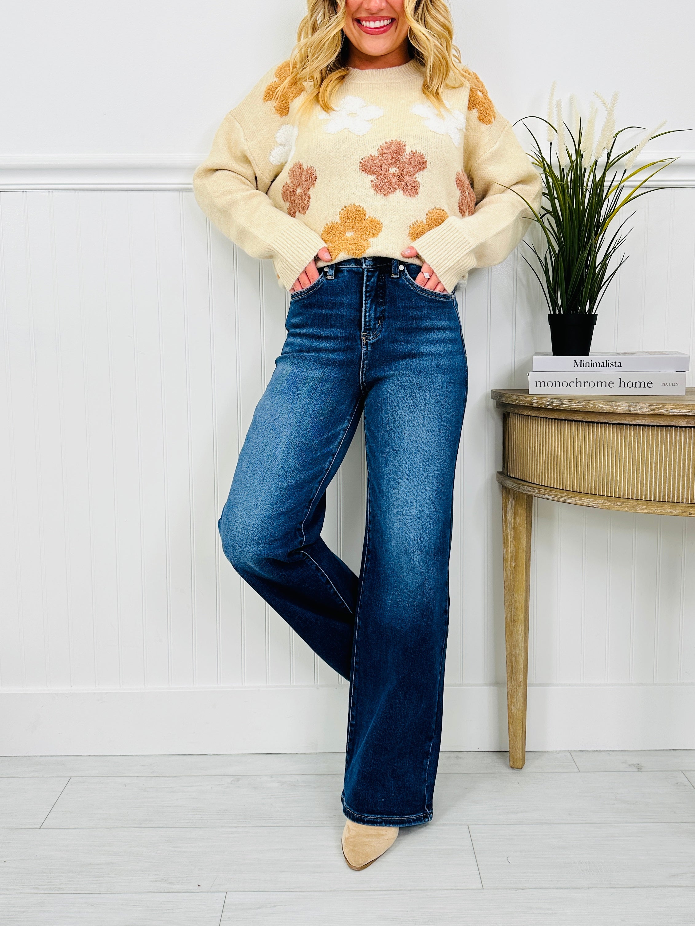 Made For You Wide Leg Jeans in Multiple Inseams