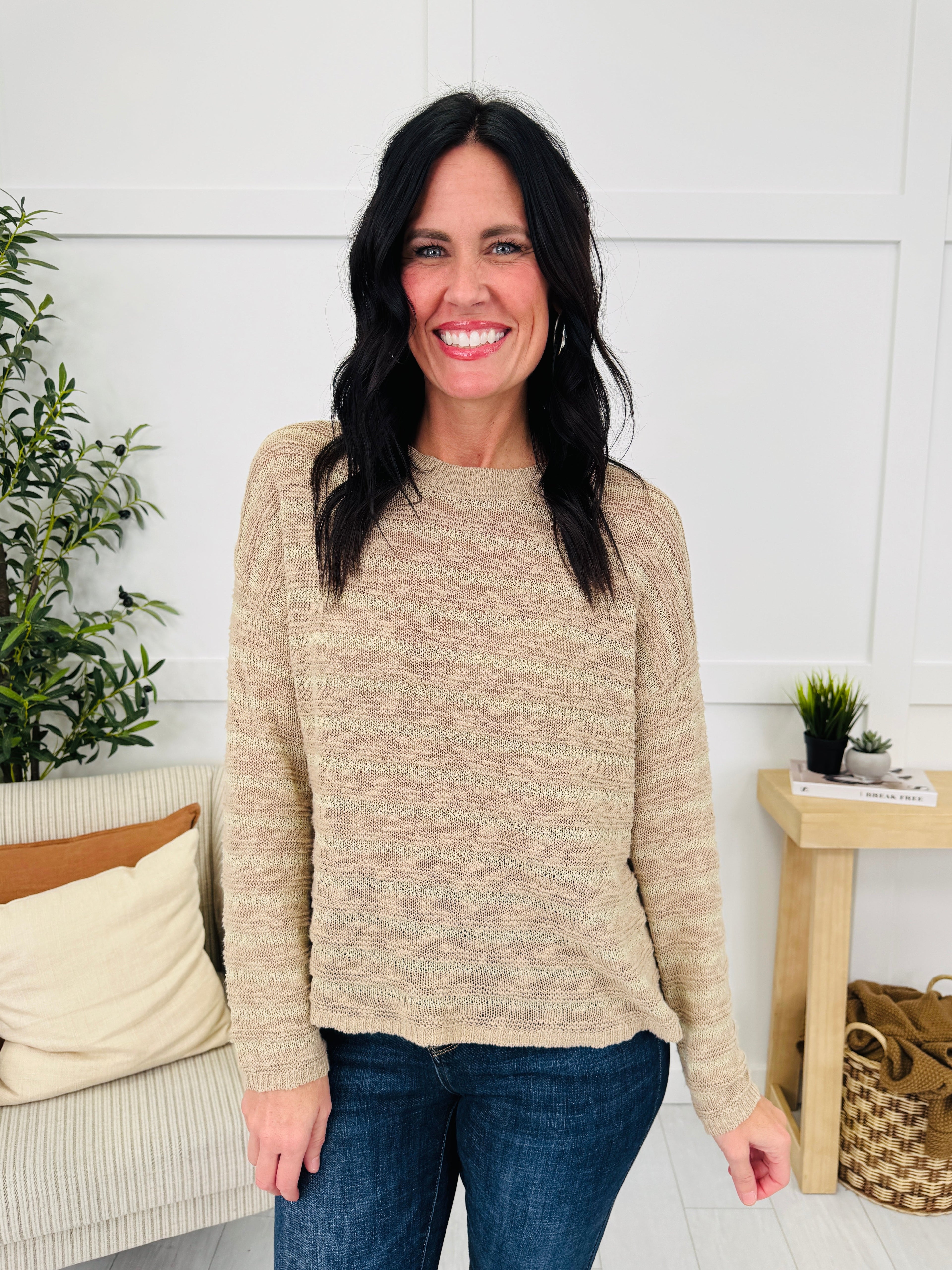 Amber Afternoon Sweater in Taupe