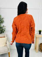 Hold Me Like This Cardigan Rust